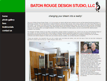 Tablet Screenshot of batonrougedesignstudio.com